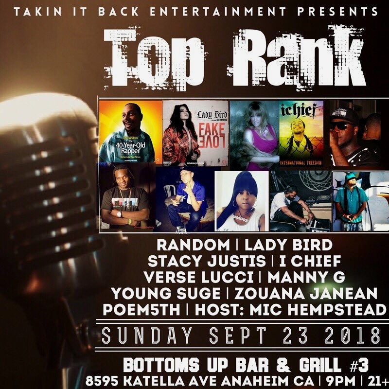 This Sunday we taking over @bottomsupbar3 in Stanton!! OC Pull Up!! Live Perform... 1