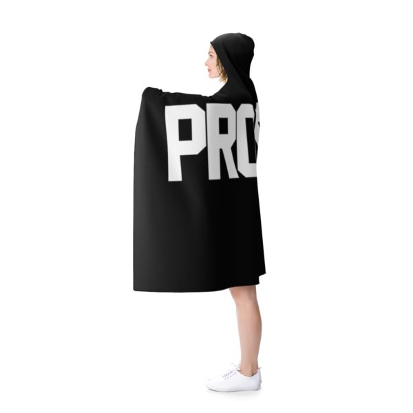 Black PRO$PER Hooded Blanket 2