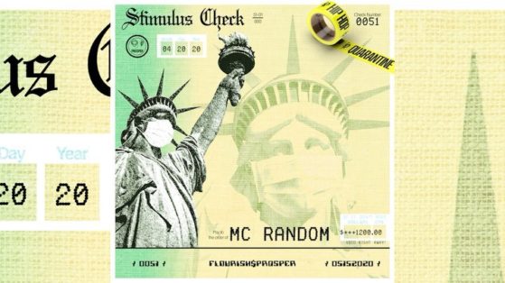 That new stimulus check is here. Off the new @hiphopquarantine project. @area51r...