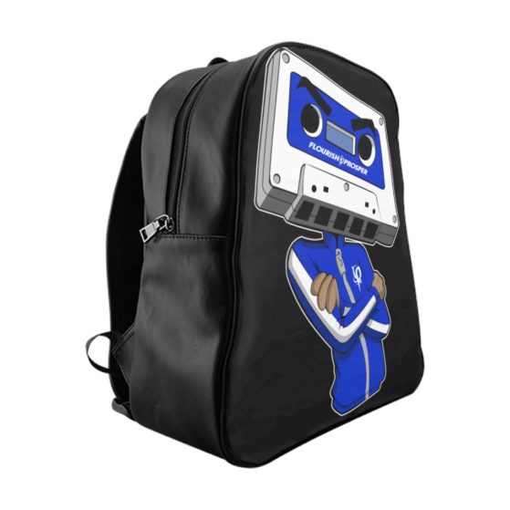 F$P Old School Hip Hop Cassette Tape Head Backpack 5