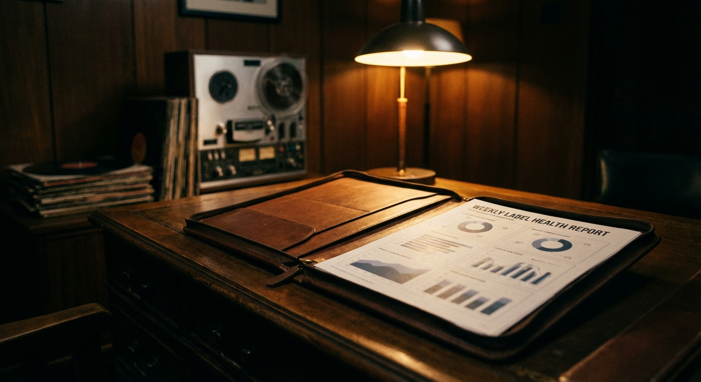 10) Executive Dashboards: One-Page Weekly Label Health Report