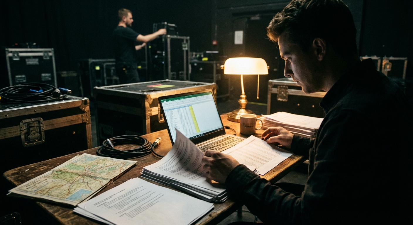 13) Live Show Ops (advancing, itineraries, settlement notes)