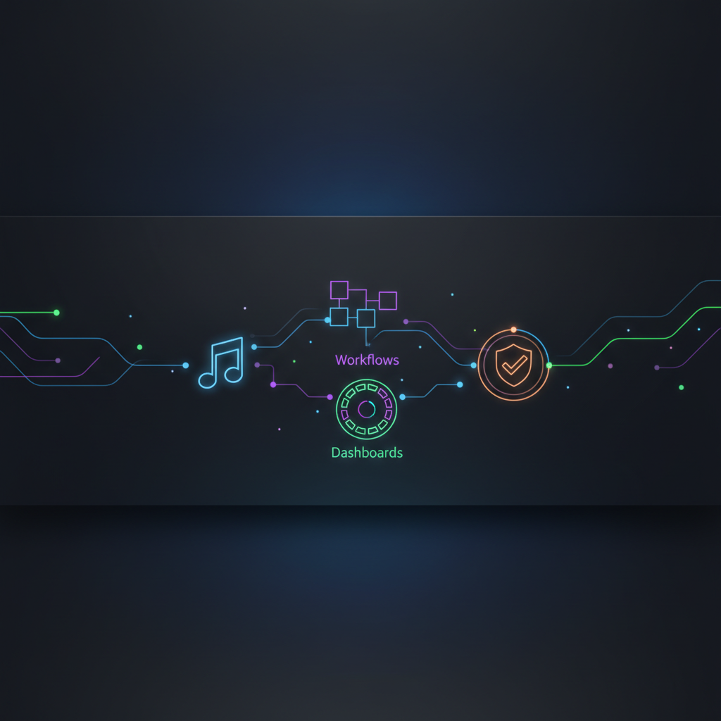 What the agent workforce covers (departments + roles)