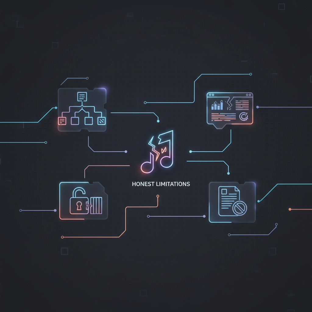 The honest limitations (so you don't build a fantasy label)